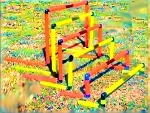 12-60 cm Fluorescent Colored Foldable Training Hurdle
