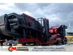 60-100 Ton / Hour Mobile Stone Crushing and Screening Plant