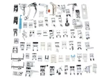 72 Piece Household Family Sewing Machine Complete Sewing Foot Set - Image 2