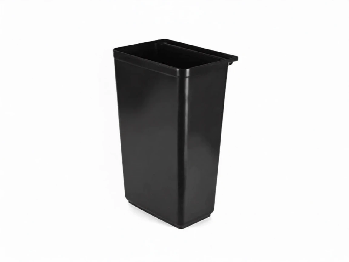 ve1mdsww3xrmt0cw6pmrvacth4 Black Plastic Trash Can - Image 1