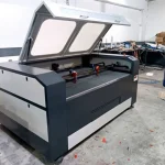 140x100 cm Tek Kafa Tekstil Lazer Kesim ve Kazima Makinesi