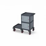 Plastic Cleaning Material Trolley (53x110x100 cm)