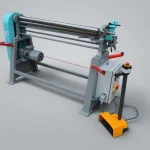 3-Roll Manual Footless Plate Bending Machine