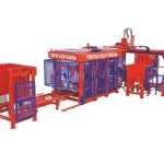 12-Piece Fully Automatic Footed Brick Paving Stone Machine