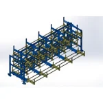 Foldable Automatic Tube Profile Storage System
