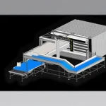 2100 Pieces/Hour Stone-Based Pipe Oven and Robot Automation System