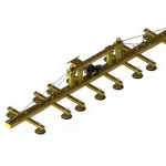 10 Ton Sac Levha Metal Plaka Vakumlu Kaldırma Ünitesi