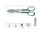 008 Right Flat Ventilation Sheet Cutting Scissors
