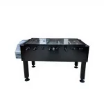 Black Design Glass Foosball Table