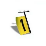 Art 072 (1-25) Player Change Score Board with Wooden Handle