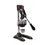 Gray and Black Cast Iron Fruit Juicer