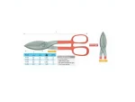H 250 Right Straight Ventilation Sheet Cutting Scissors - Image 2