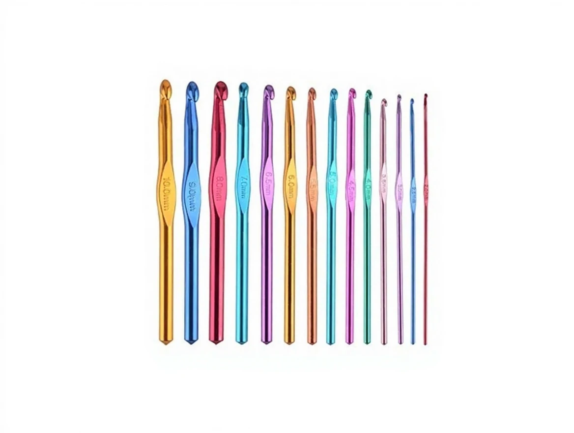 vtas9hmafdrmy0cvzbdrv10g40 2-8 Number Crochet Yarn Set with Metal Handle - Image 1