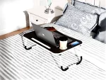Hodbehod Portable Folding Sofa Bed Top Laptop Tablet Desk And Breakfast Table - Image 3