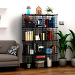 12 Grid Compartment Metal Wire Portable Modular Multi-Purpose Organizer Rack