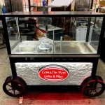Manufacturing Rice Soup Cart - LED Embossed Stone