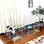 Hodbehod 36 Panel White Pet Cat Dog Bird Metal Wire Cage