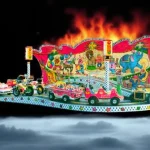 6 Car 24 Person Decorated Amusement Park Train