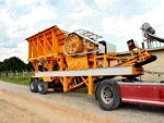 90 - 180 Ton / Hour Mobile Primary Jaw Crusher