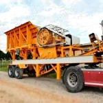 90 - 180 Ton / Hour Mobile Primary Jaw Crusher