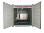 10.000 Kg/24 hours Mobile Container Type Mold Ice Machine