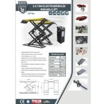 3.2 Ton Electrohydraulic Scissor Car Lift for Reception And Expertise