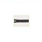 T-5 Nylon Silver Hooked Separating Zipper