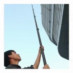 Battery Powered External Window Washing Cleaning Machine