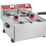 3+3 Litre Single Fryer Machine
