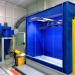 Cyclone Powder Coating Application Booth