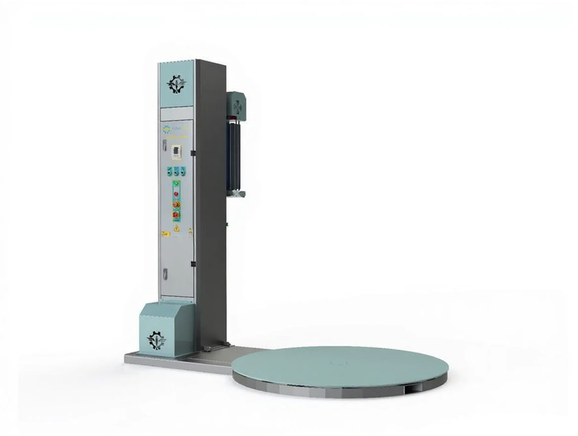 wnnts22mknrm80cts3ybz7wwv8 3 Motors Pre-Stretching Automatic Pallet Stretch Wrapping Machine - Image 1