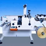 Manual Turret Rewinder Label Cutting Machine