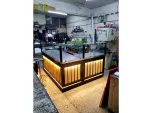 Stainless Steel 1.5x1.5 Meter L-Shaped Pastry Counter