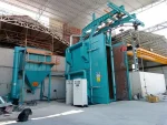 2000-10000 Kg 5 Turbine Hanging Sandblasting Machine - Image 2