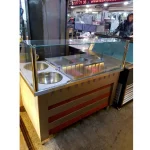 6+2 Compartment (140X85x125 Cm) Food Bain-Marie Counter