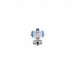 3-Way Pneumatic Stainless Actuated Valve