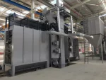 244 kW 16 Turbine Suspended Continuous Sandblasting Machine