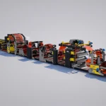 500 Adet/Dk 4+2 Renk E-Ticaret Kargo Zarf Kese Kağıdı Makinesi