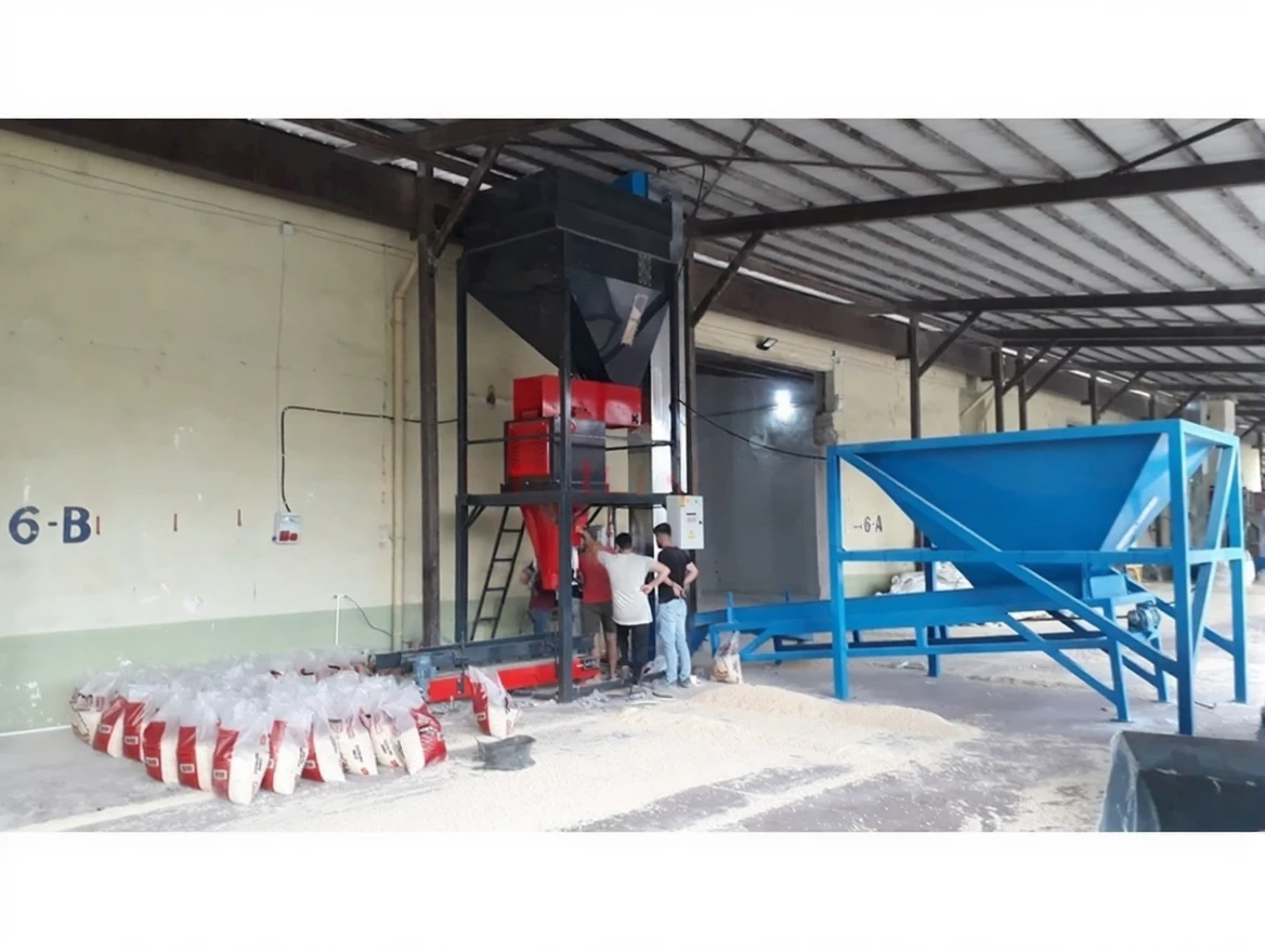 wvjhxvdsfsrme0cv1t6tzx3r0r 1 Ton/Hour Feed Bagging Machine - Image 1