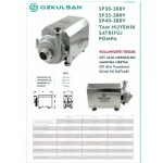 40 Ton/Hour Fully Hygienic Centrifugal Pump Machine