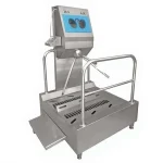 Pedestrian Brushed Turnstile Hand Disinfection System