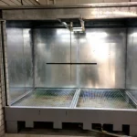 Wet Painting Booth With Water Curtain