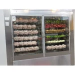 24 Şişli Natural Gas and LPG Double Showcase Chicken Rotisserie Machine