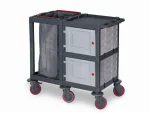 Plastic Cleaning Material Cart (53x112x100 cm)