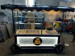 Manufactured Mobile Lokma-Tulumba Dessert Cart and Counter