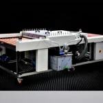 1200 'Sponge Drying Horizontal Glass Washing Machine