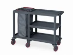 Plastic Cleaning Material Trolley (53x143x100 cm)