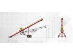 ⌀14 (6100mm) Electric Motor and Tail Shaft Driven Agricultural Spiral Conveyor - Image 2