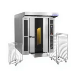 Two Car Bread Cake Rotating Oven