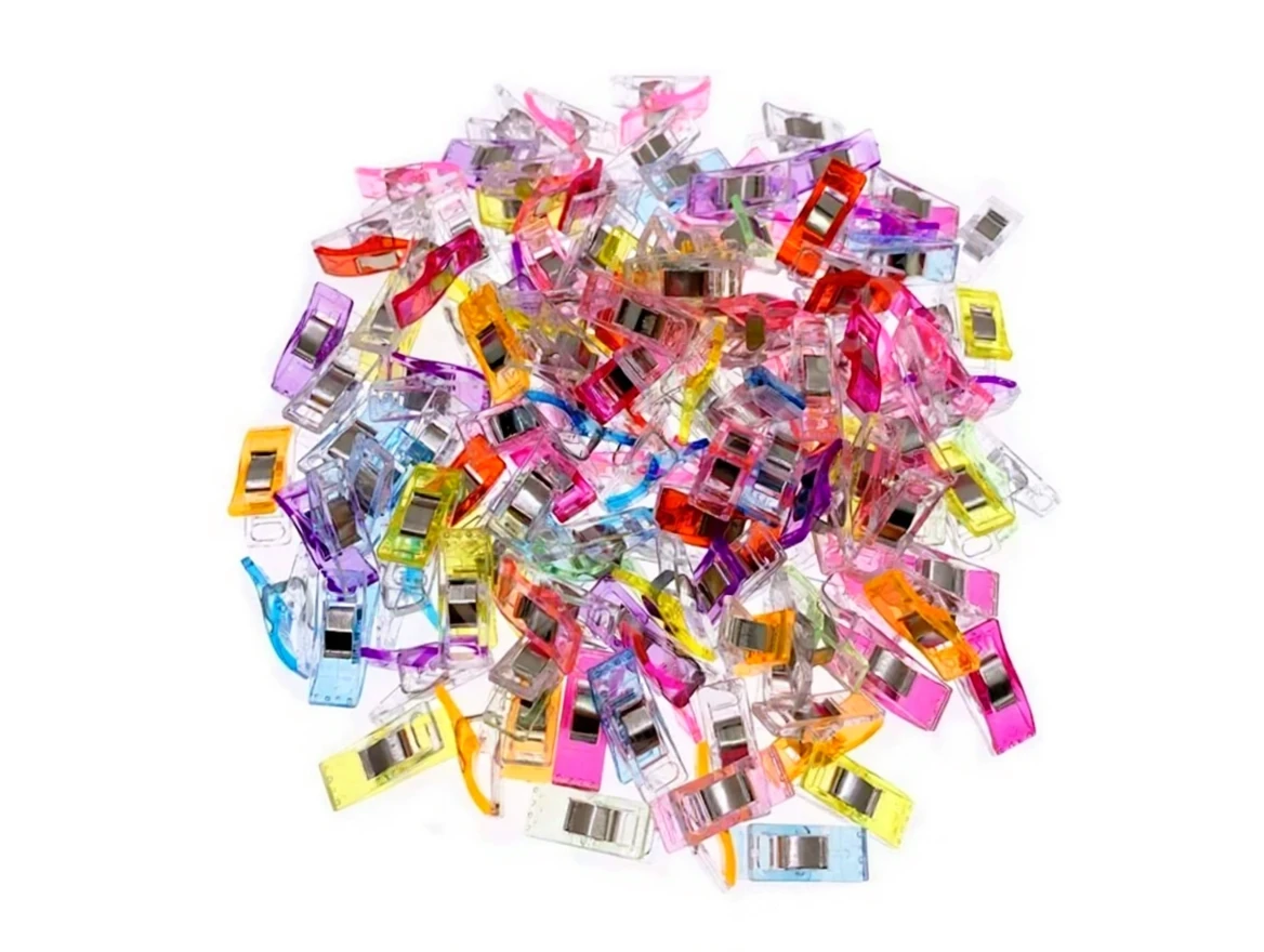 xstcmvg68srmw0cvzm6tttc2fr 60 Pcs Small Colorful Quilting Clips - Image 1